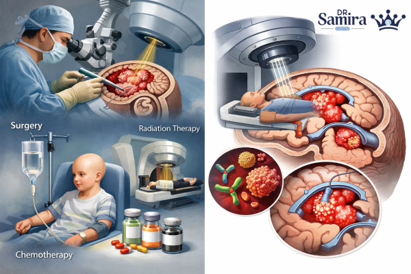 روشهای درمان کارسینوم کوروئید پلکسوس