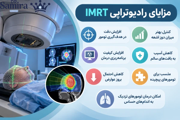 مزایای رادیوتراپی IMRT